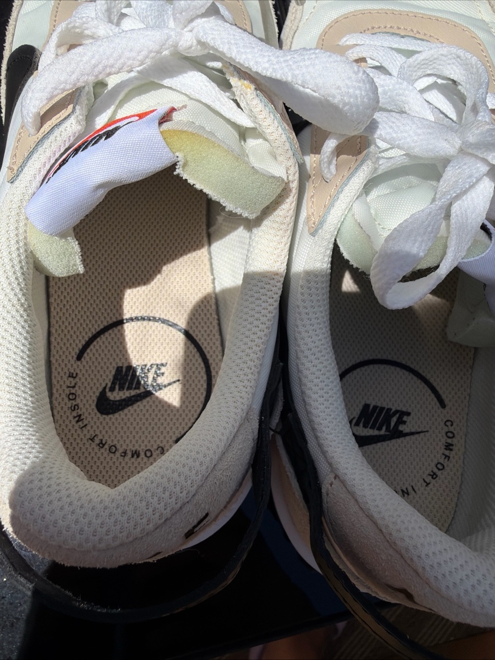 Women's Nike Debut Waffle Debut Summit White/ Black Size 8 - Picture 4 of 5